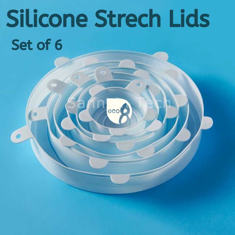 Reusable Silicon Cover Lids Sets