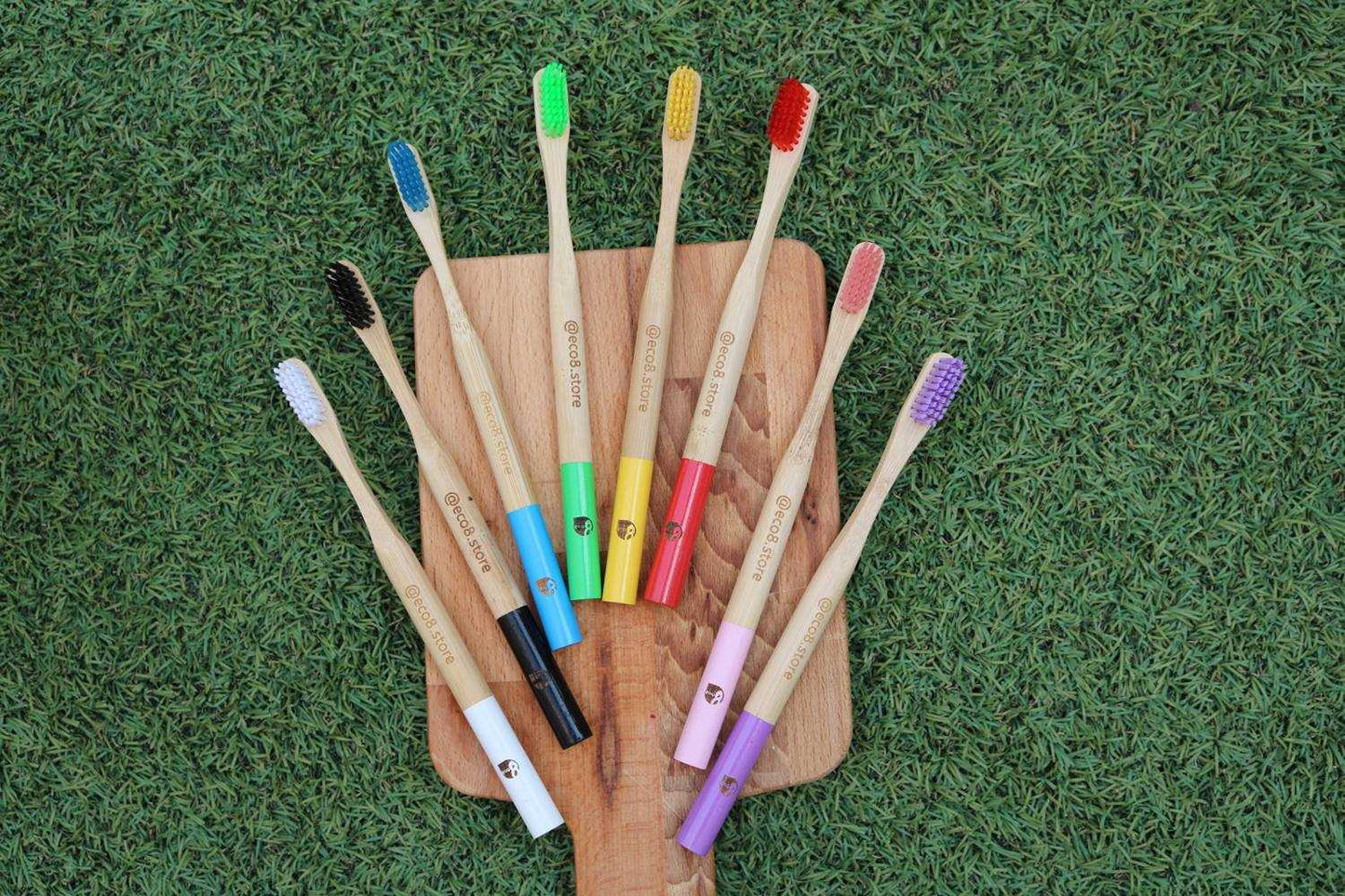 Organic Bamboo Eco 8 Toothbrush - Adults