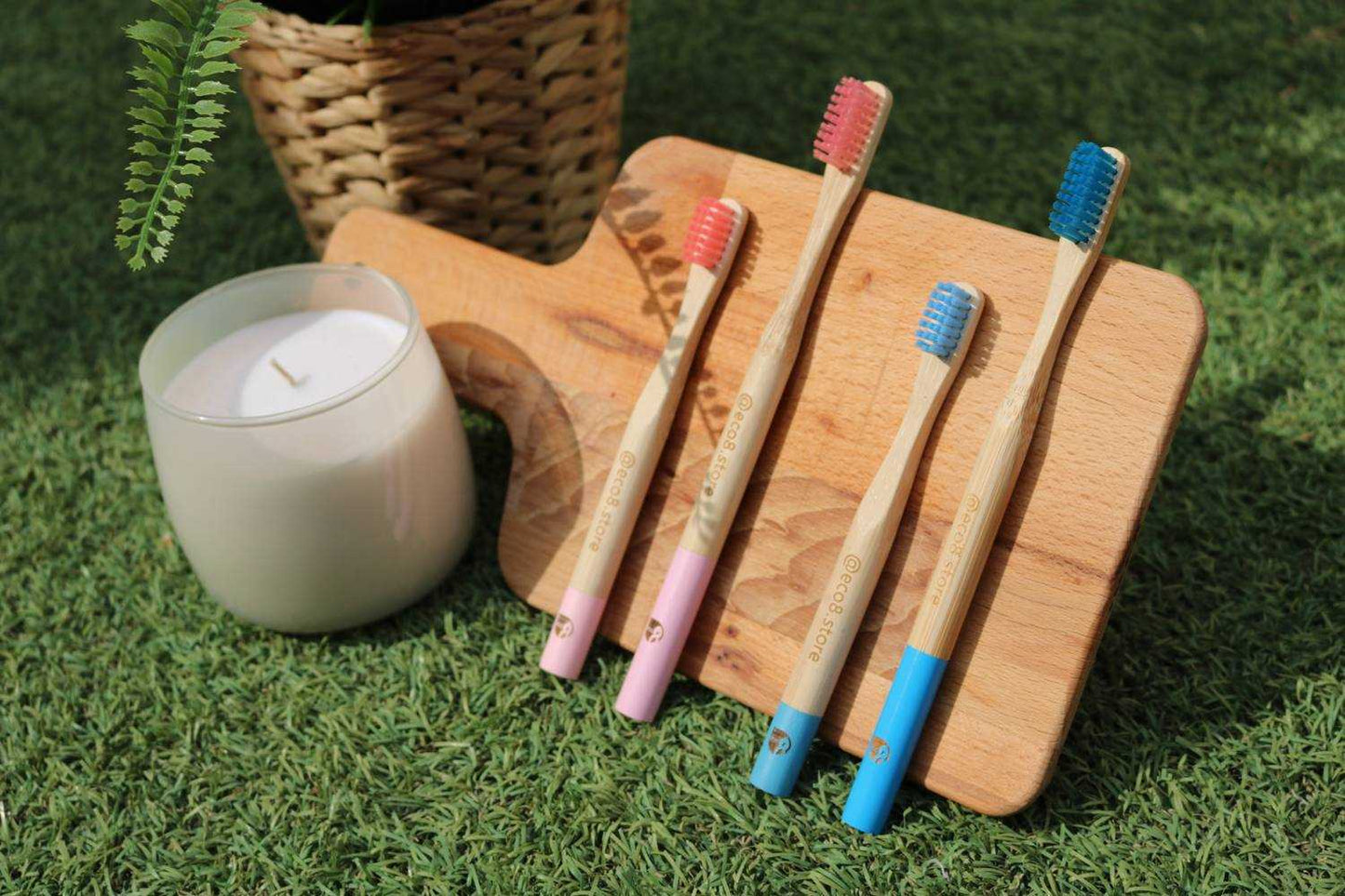 Organic Bamboo Eco 8 Toothbrush - Adults