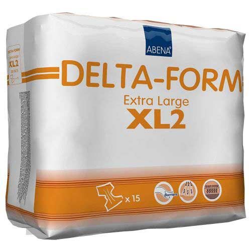 Abena Delta-Form Adult Diapers Extra Large (XL2) - 15 Pcs