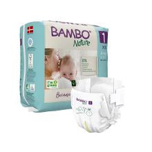 Bambo Nature Organic Diapers - Size 1 (2-4 KG) Pack of 22 pcs