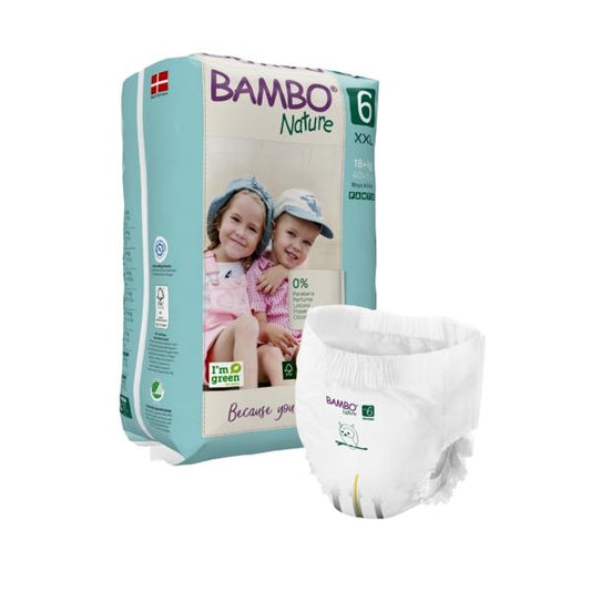 Bambo Nature Organic Diapers - Size 6 Pants (18+ KG) Pack of 18 pcs